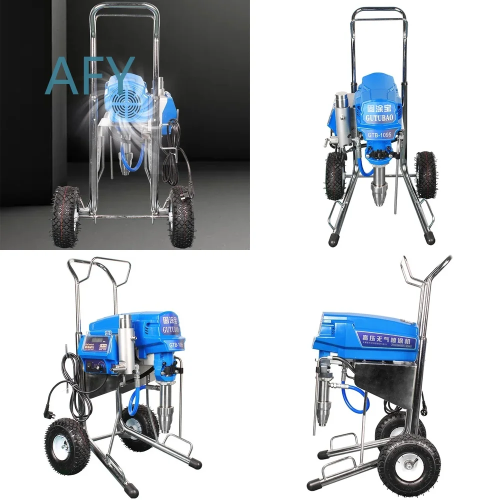 Professional Double Spray Gun Airless Paint Sprayer for GTB-1095 3300W 4.5L Oil Painting Machine for DIY Home Renovation