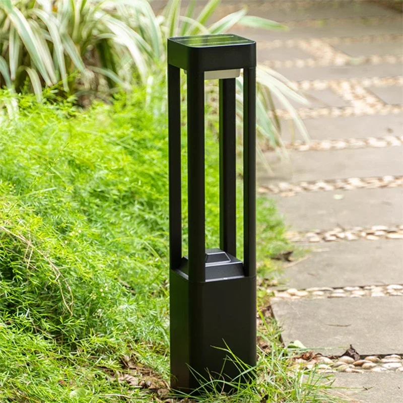 ALBERT Lampada da giardino contemporanea per esterni Lampada da prato per quarti residenziali a LED elettrica impermeabile per villa, giardino, cortile ﻿