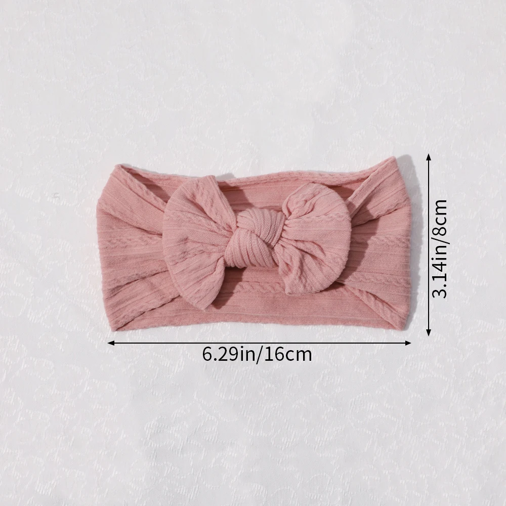 3Pcs/Set Baby Headband Sweet Bowknot Soft Elastic Hair Band Children Turban Kids Headwear Hair Accessories for Newborn Infant