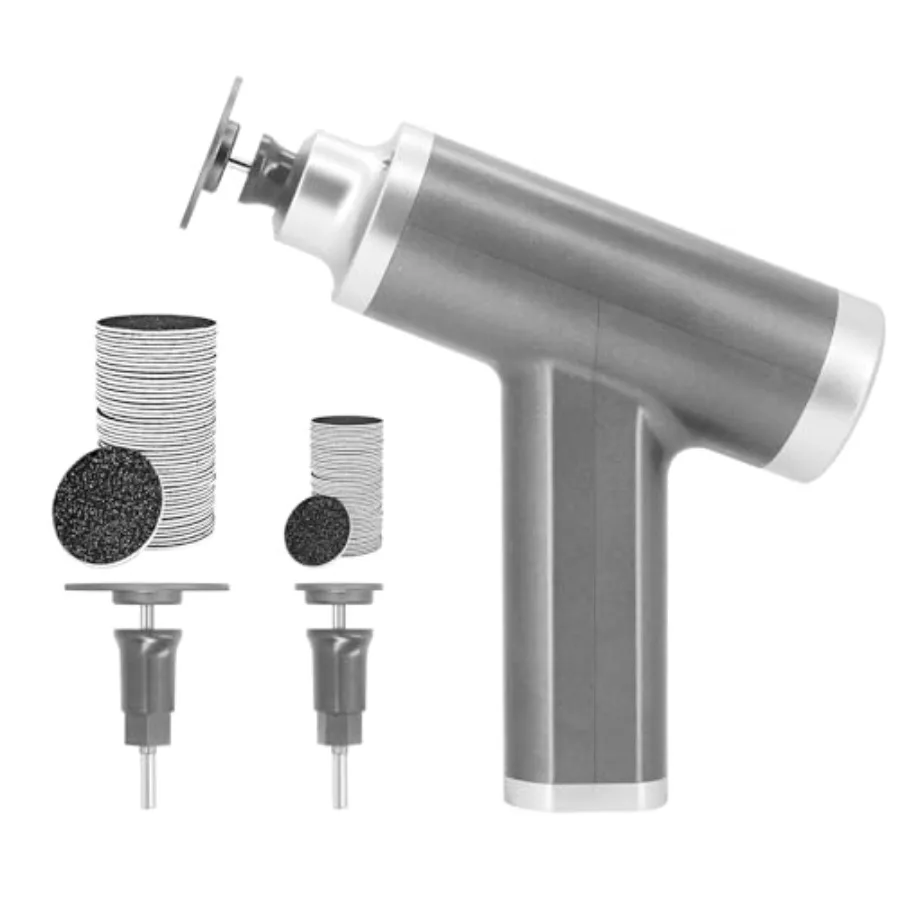 

Усовершенствованный электрический прибор для удаления мозолей с ног, 4500 об/мин, профессиональный электрический шлифовальный аппарат для педикюра, пилка для ног с 2 насадками