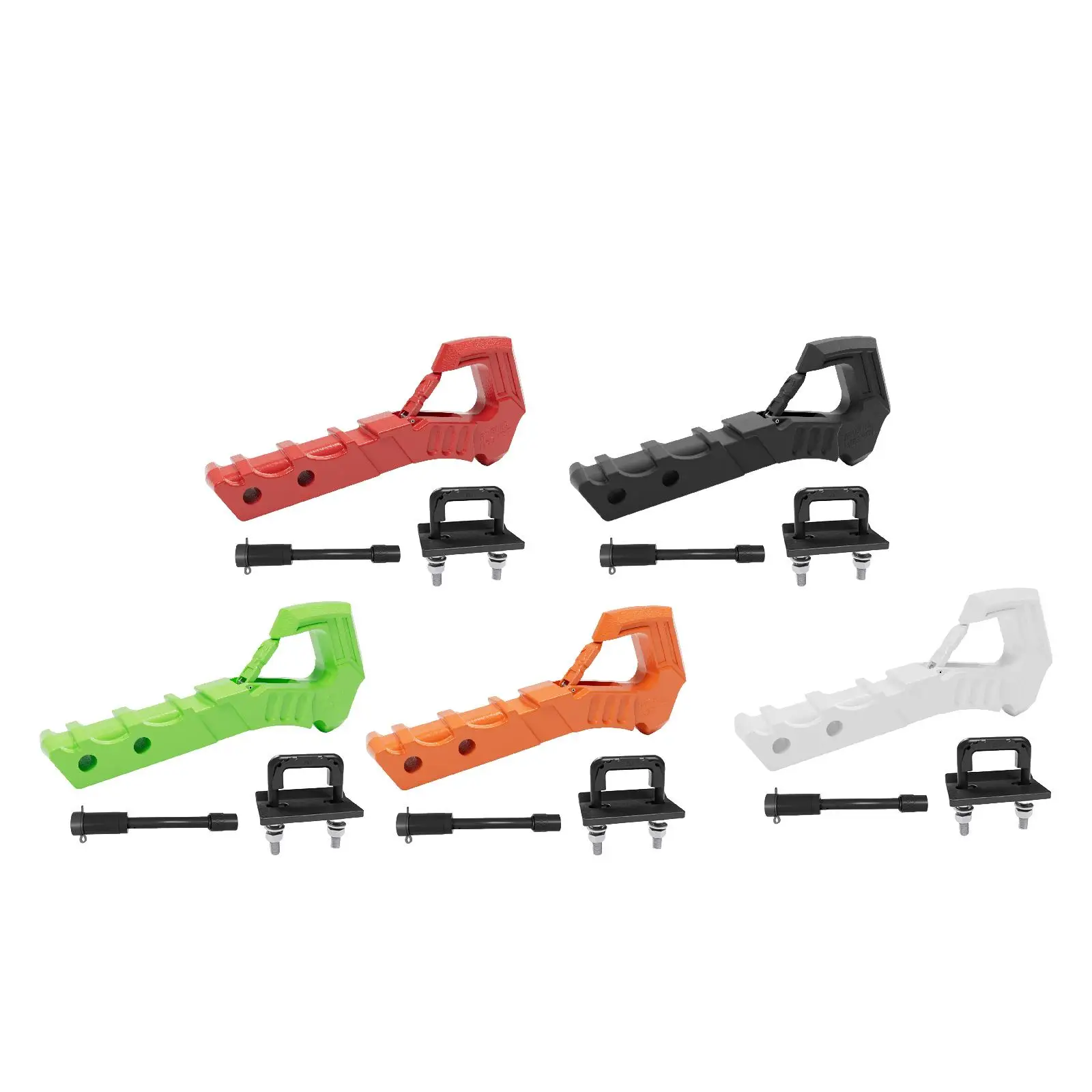 

Heavy Duty Tow Hitch Receiver Hook Adjustable Carbon Steel Trailer Safety Hook for Universal Truck SUV RV Towing Operations