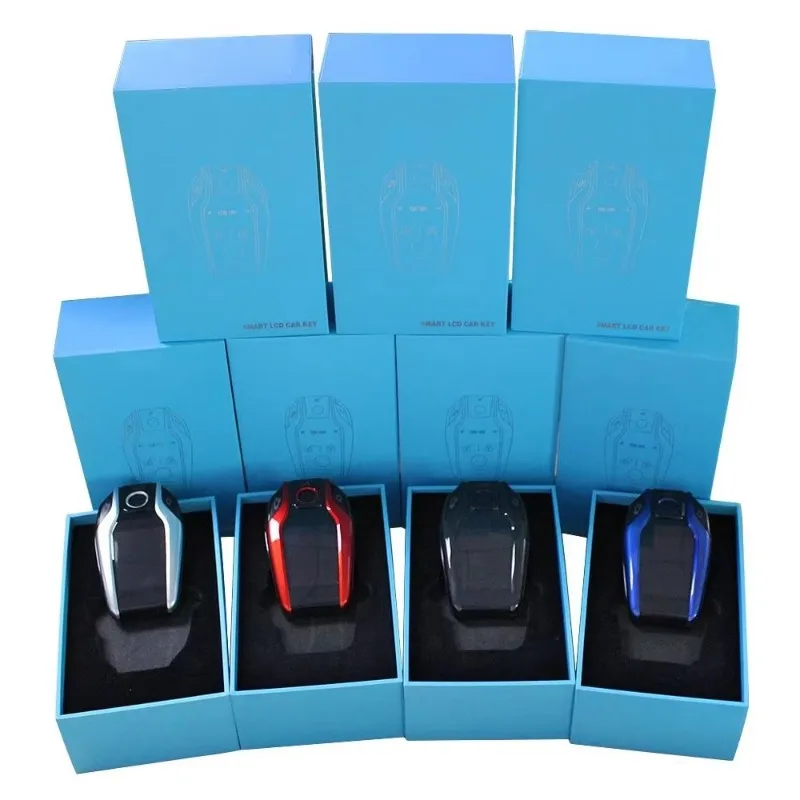 2023 Hot Selling Universal Wireless Smart Key Touch LCD Screen Keyless Entry System PKE Remote Car Key All Cars 433MHz Frequency