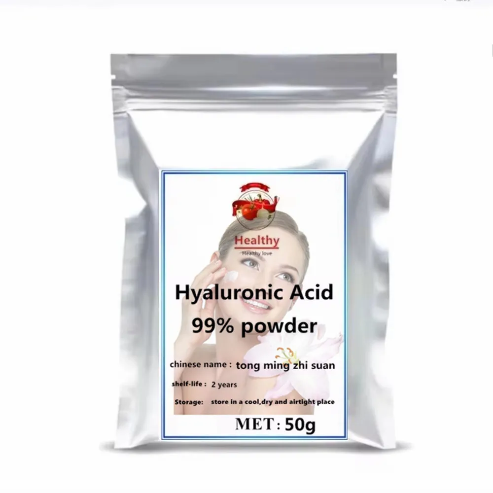 99% Hyaluronic Acid Powder Cosmetic HA Low Molecular Weight Moisturizing,Anti-ultraviolet skin whitening