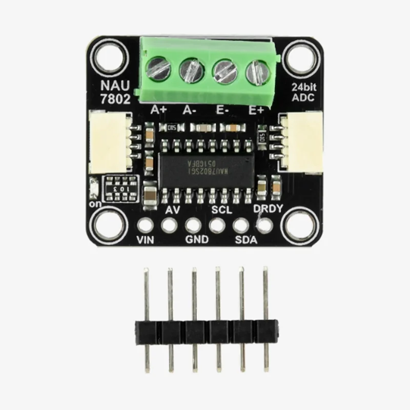 1PCS 3PCS NAU7802 24-Bit ADC Module - Compatible with STEMMA QT/Qwiic for Precision Data Conversion and Pressure Measurement