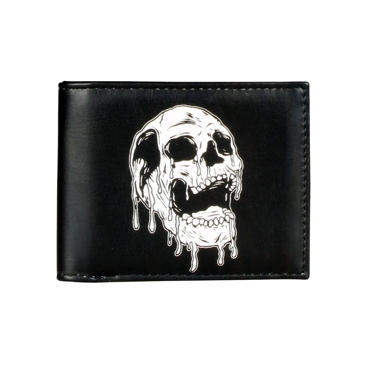 

High Quality Double Fold Men's Wallet, Black Women's Credit Card Holder