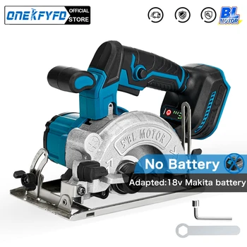 Makita-Scie circulaire électrique aste sans balais, outil de coupe de travail de calcul sans fil, haute puissance, batterie 18V, 5 pouces, 125mm