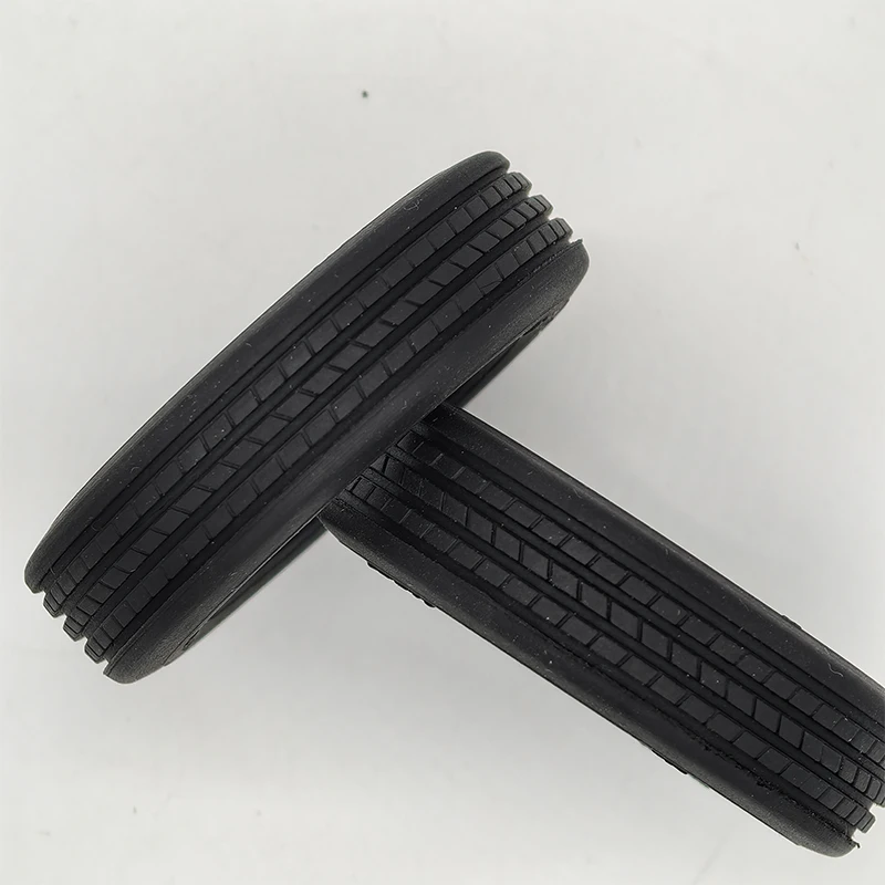 LESU 52Mm Wheel Tires 1/14 RC A0020 Hydraulic Trailer Truck DIY Model for Tamiya Outdoor TH16958