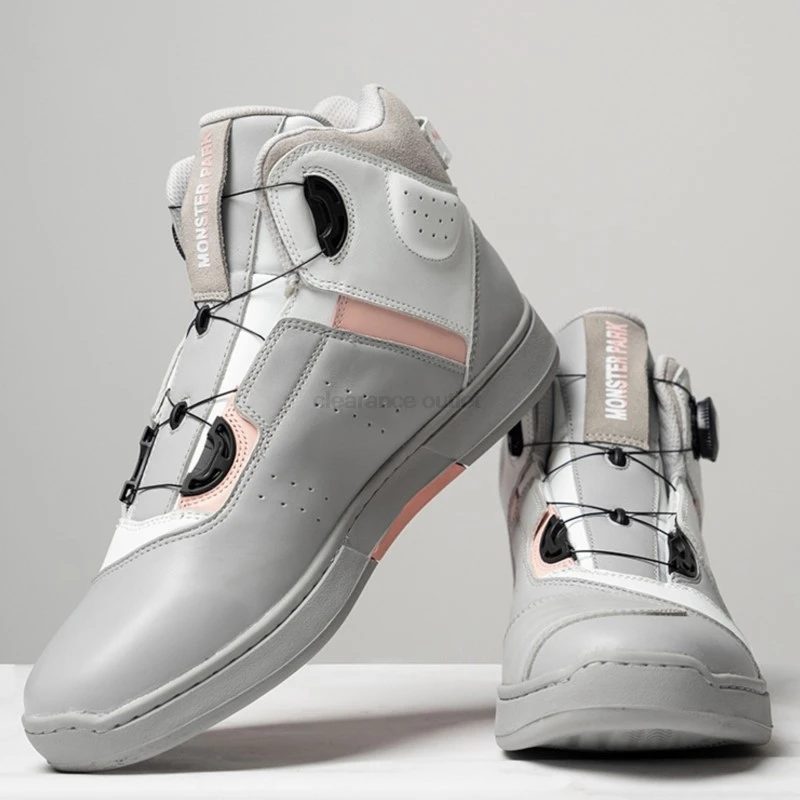 

Men Motorcycle Boots Motorcycle Shoes Botas De Moto Wear-Resistant Motorcycle Boots Men Anti-Fall Motorbike Boots Breathable