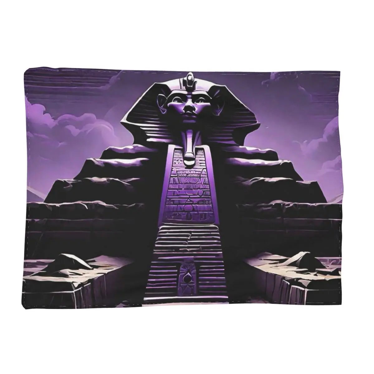 Egyptian Pyramid Famous Architecture Blankets Soft Warm Flannel Throw Blanket Cover for Bed Living room Picnic Travel Home Sofa