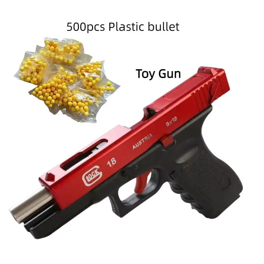 2024 nieuwe Toy Hand Locke G18 Lege Pull Magazijn Drie-haak Machine voor Schieten Speelgoed Pistool Ophangen het lege magazijn Jongen Gift