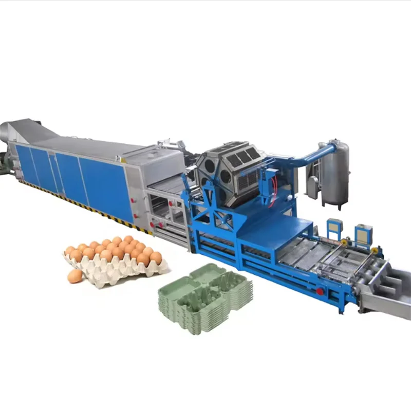 Custom Voltage Egg Tray Machine 1000pcs/h Easy Operation for Small Farm Use