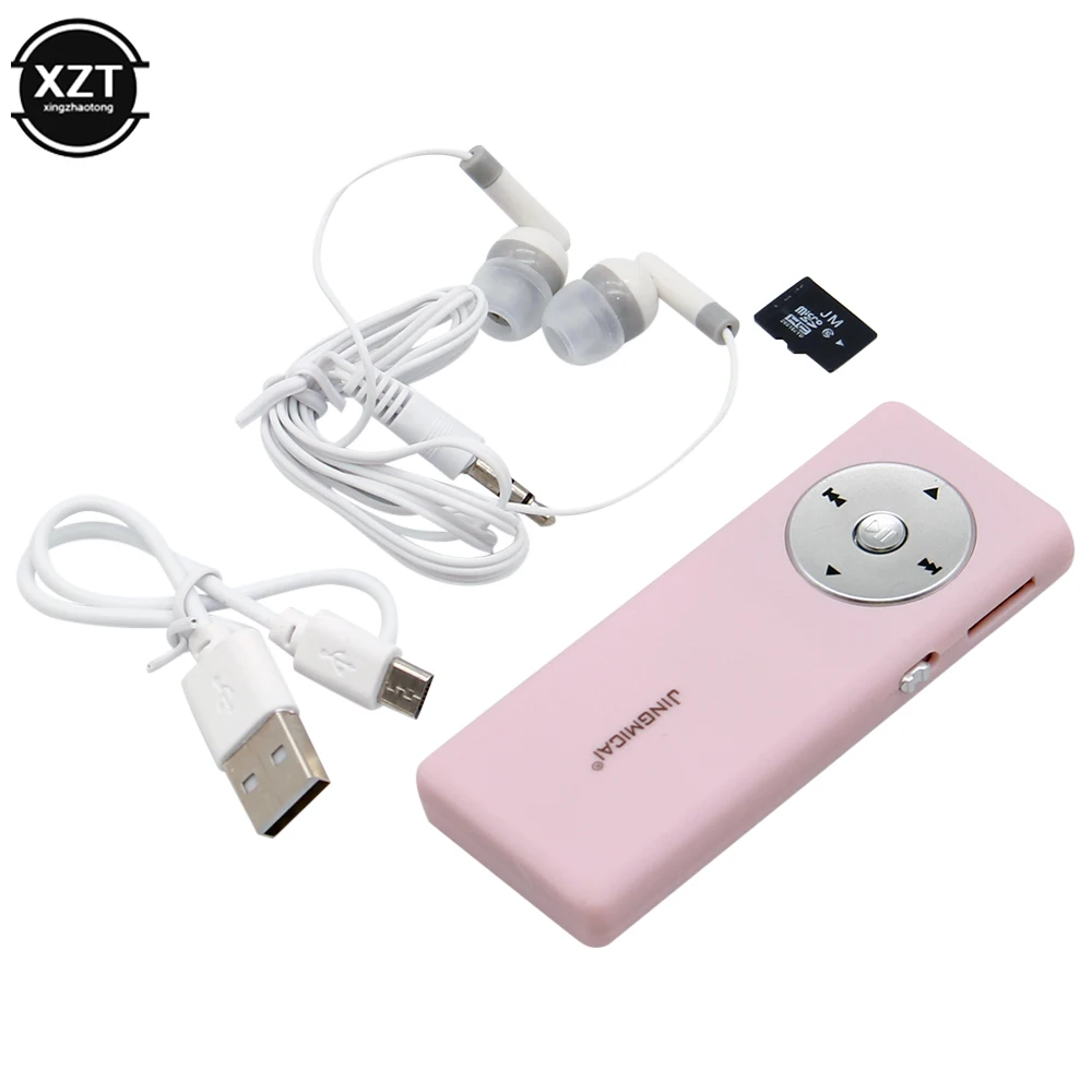 Portable Mini MP3 Player USB MP3 Music Players with Memory Card & Headset Support External Playback for Sport Learning Supplies