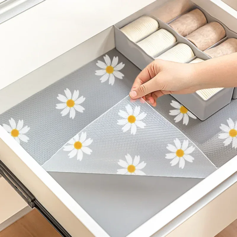 

Daisy Non-stick Drawer Pad Paper Moisture-proof Mat Cabinet Kitchen Cabinet Shoe Cabinet Thickened Oil-proof Waterproof Sticker