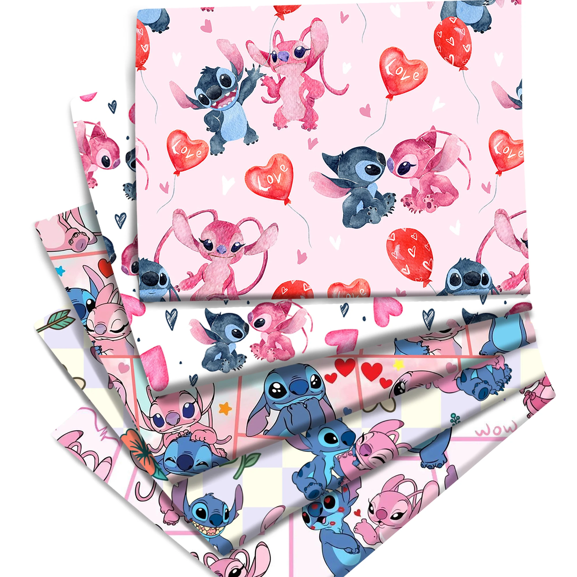 57x19.68 بوصة عيد الحب غرزة أنيمي البوليستر اللحف الحرفية النسيج DIY بها بنفسك اليدوية خليط الخياطة دمية حقيبة صنع