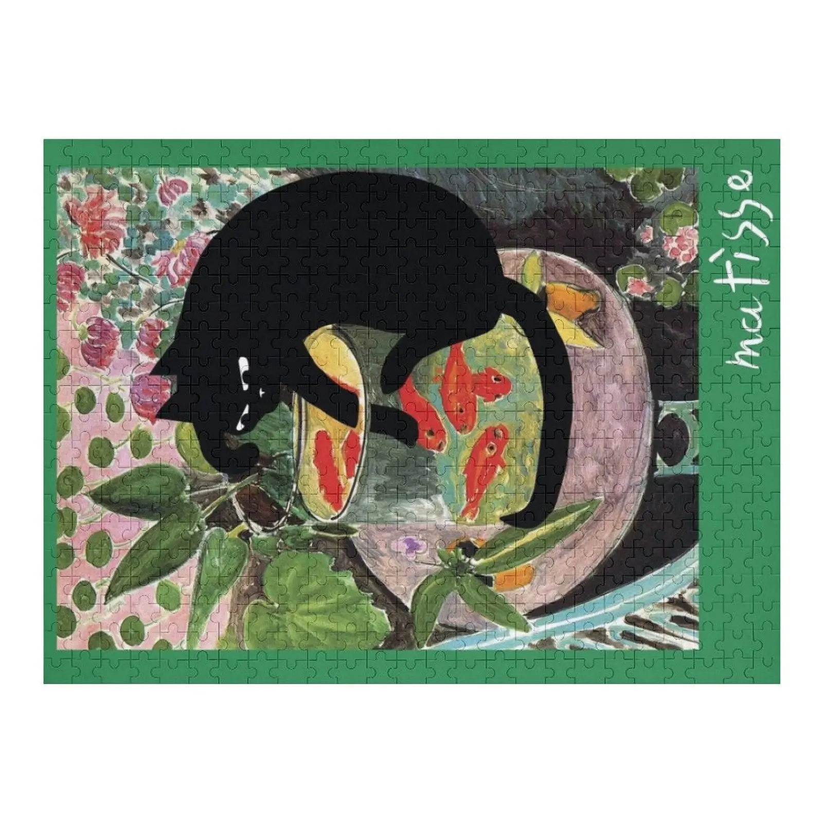 

matisse's goldfish and a cat Jigsaw Puzzle Personalized Child Gift Personalized For Kids Puzzle