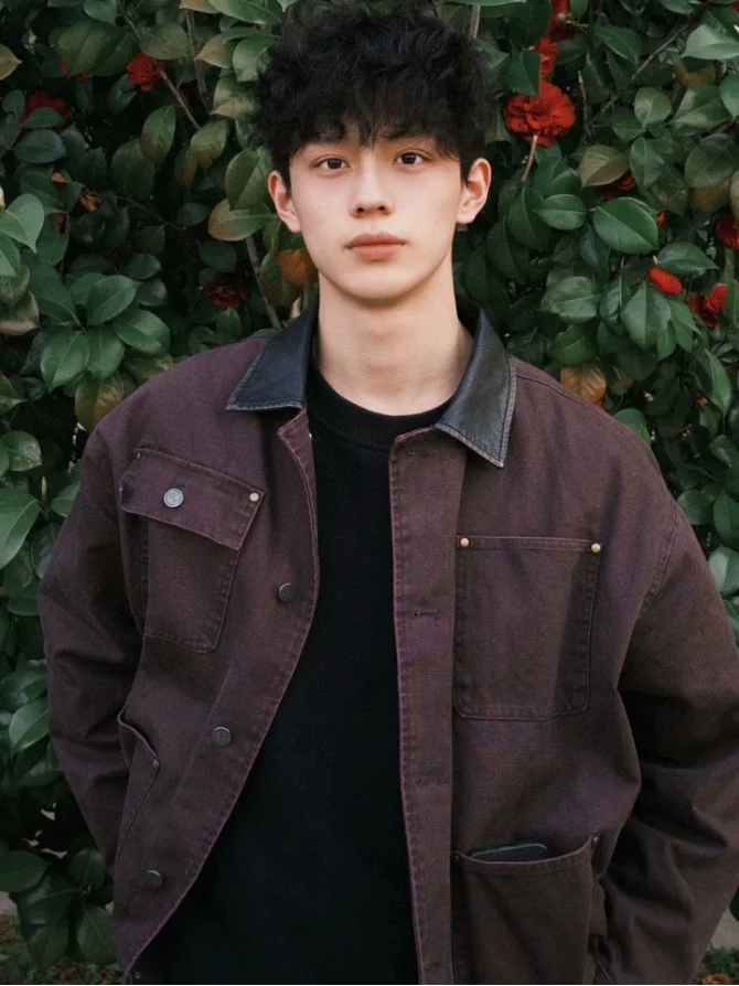 

Мужская бейсбольная куртка в американском ретро-стиле, свободного кроя, укороченная, весна-осень, в стиле Детройт, повседневная модная верхняя одежда