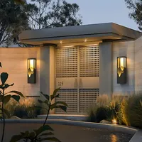 Creative Solar Outdoor Wall Light LED Waterproof Garden Decoration Lamps for Balcony Courtyard Street Lighting Outdoor Luminaire