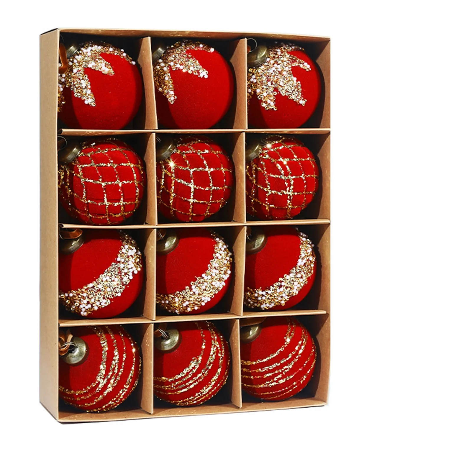 12pçs 6cm enfeites de bola de natal reunindo decoração de festa de árvore de natal ano novo esferas de natal bolas pingente