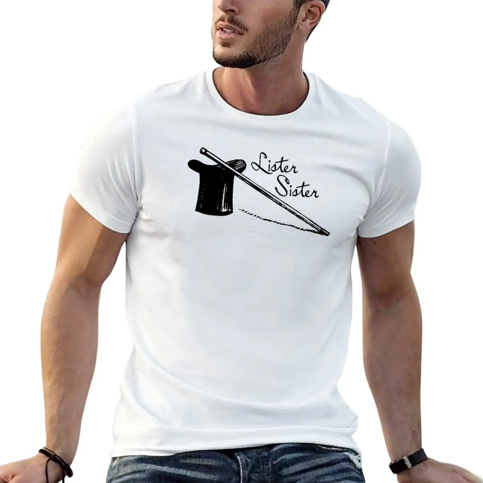 

Lister Sister T-Shirt t shirt for man 100 percent cotton man t shirt heavy cotton T-Shirt