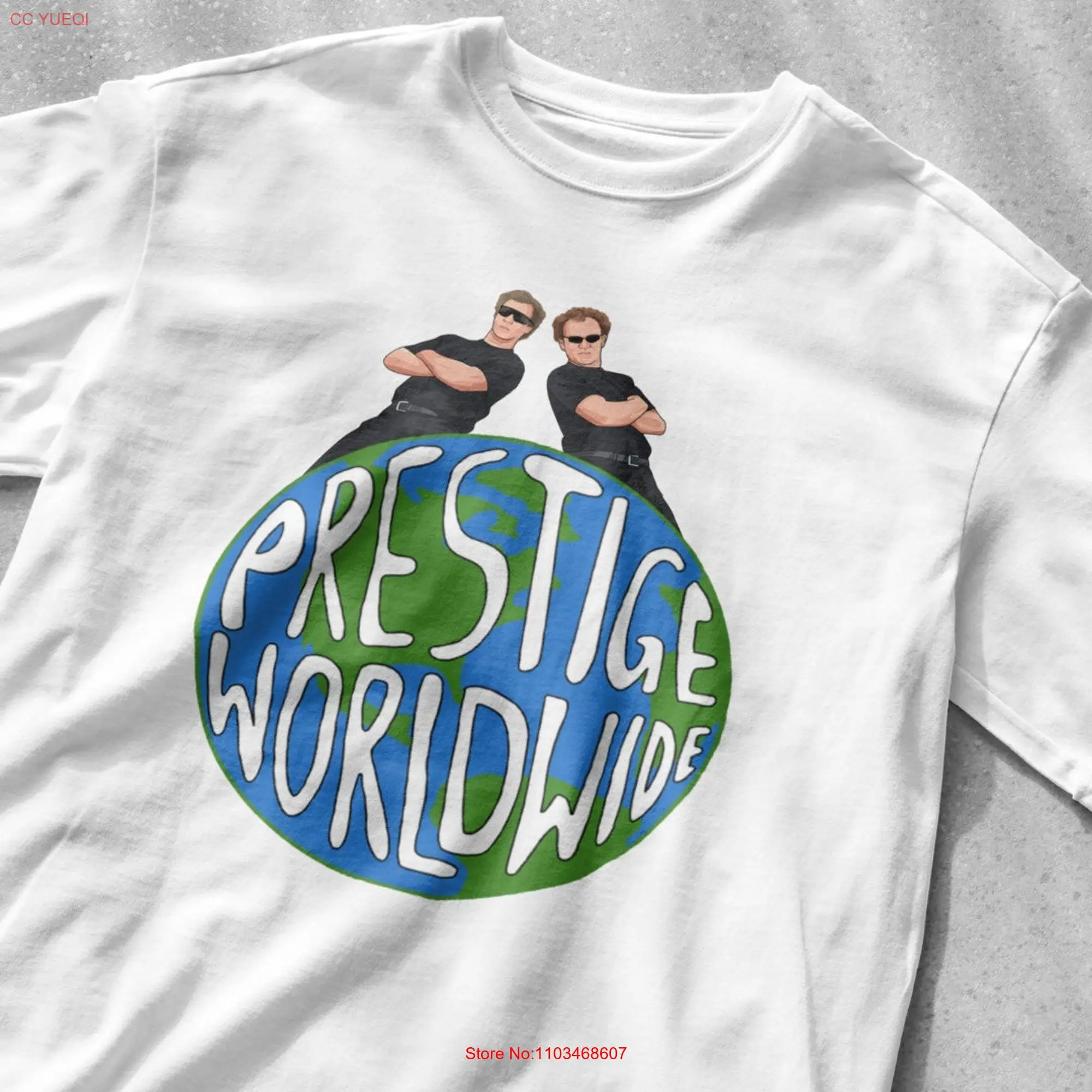 Step Brothers T Shirt Prestige Worldwide John C Reilly Will Ferrell Movie long or short sleeves