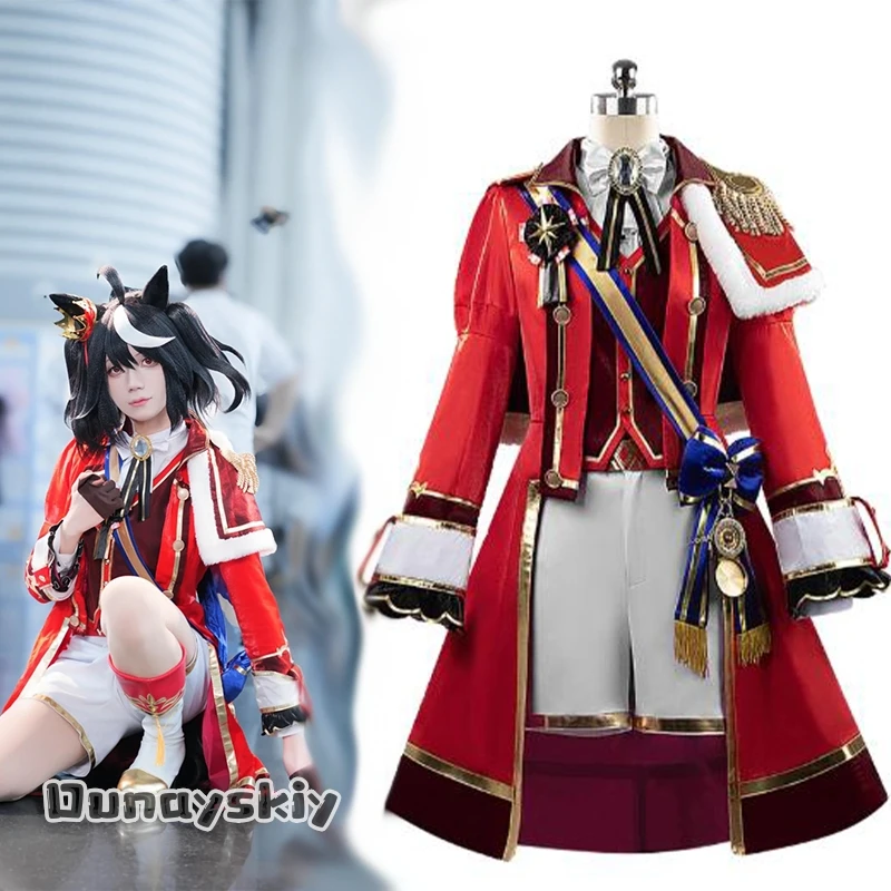 

Dream ZSKitasan Черный Косплей Игра Umamusume: Костюм Pretty Derby Боевая Униформа Хэллоуин Вечеринка Ролевая Игра Одежда Лолита