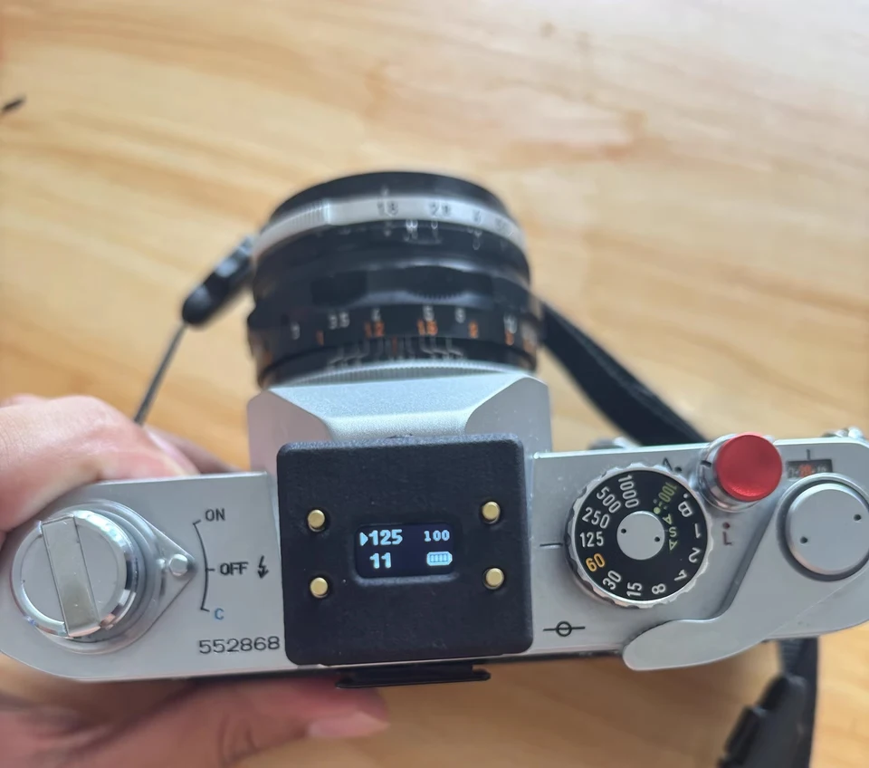البلاستيك ماتي قذيفة L102 التصوير الفوتوغرافي فك التشفير انعكاس الضوء متر الحذاء الساخن والبارد إصلاح التقاط صور كاميرا صغيرة مقياس الإنارة