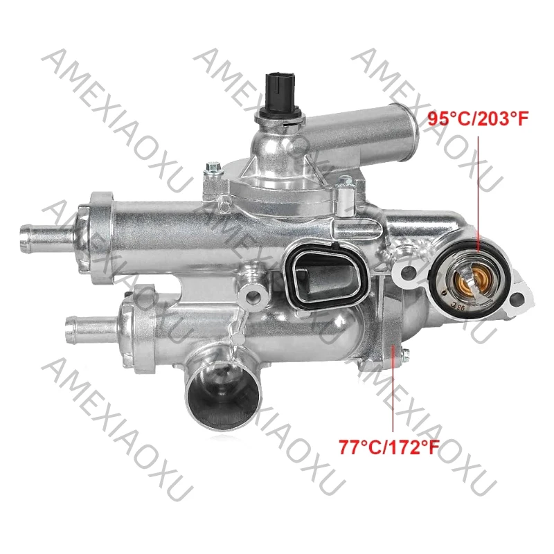 

4884571AB Thermostat Housing Assembly 68003582AA 68003582AB For Dodge Journey Avenger Jeep Patriot Compass 2007-2014 AMEXIAOXU