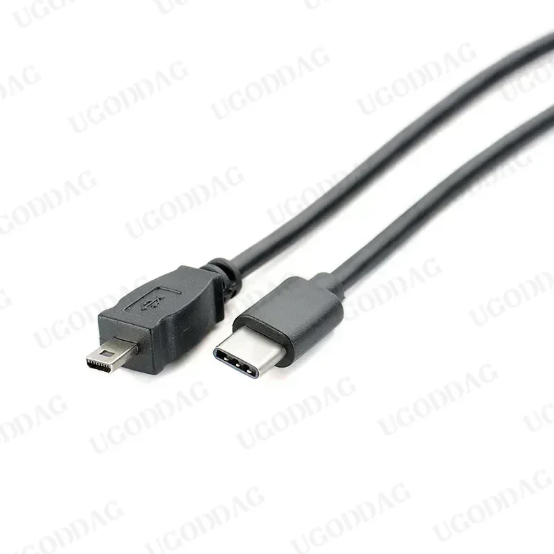 30cm Type-C to Mini 8pin OTG CABLE FOR NIKON Coolpix Camera UC-E6 UC-E16 UC-E17 Camera to Phone Edit Picture Video