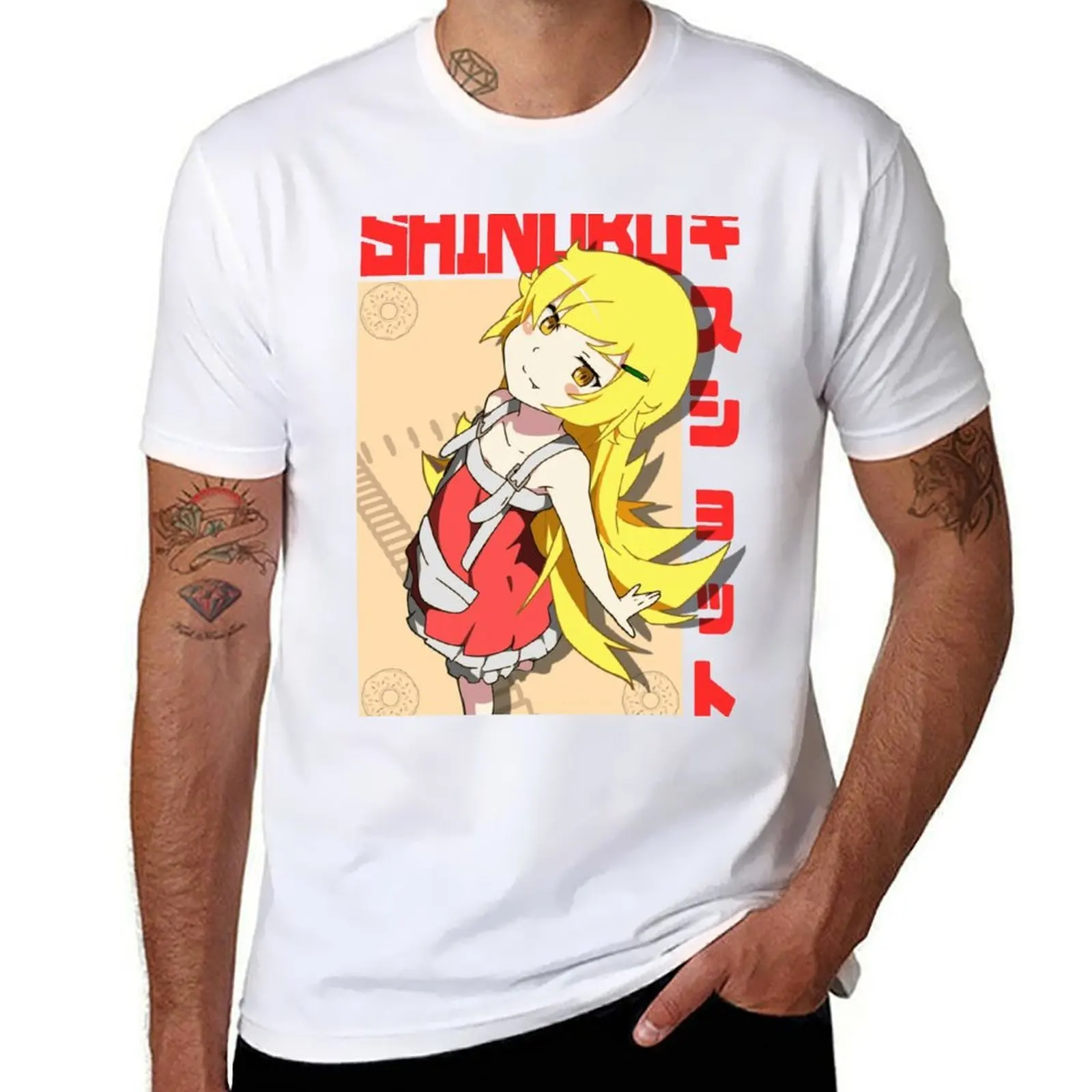 

Oshino Shinobu T-Shirt t shirts for man graphic vintage man t shirt summer T-Shirt