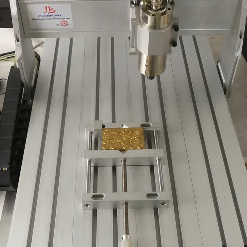 Neuer LY CNC Parallel-Backen-Schraubstock aus Aluminiumlegierung für CNC-Gravur-, Fräs- und Schnitzmaschinen – Detail 10