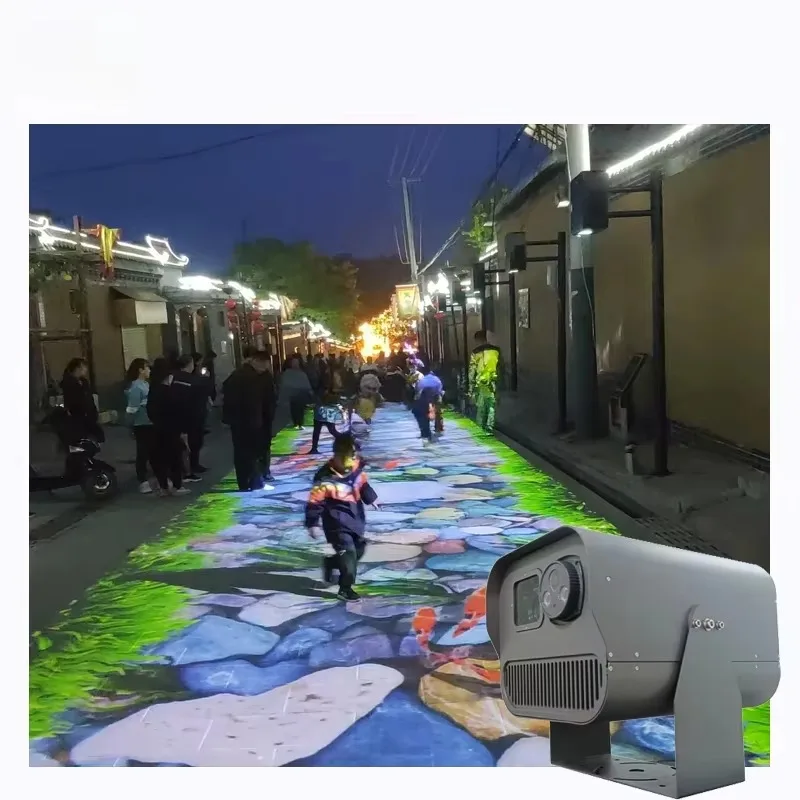 Outdoor Digital Floor All-in-one 3d Mapping Projection Interactive Floor Projection Projector System