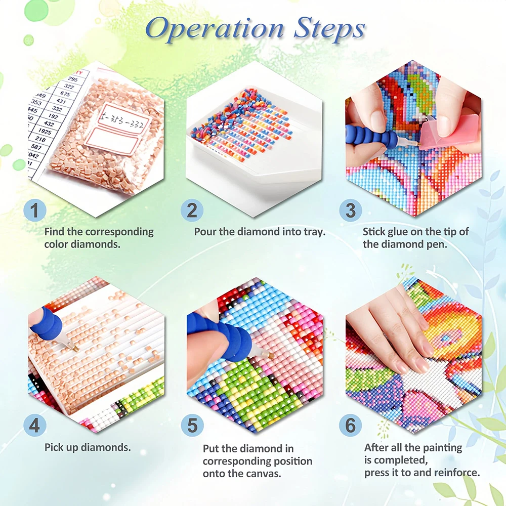 EverShine Moon Diamond Painting Seaside Craft Kit Mosaic Scenery Diamond Art Round Drill Embroidery Waterfall DIY Handmade Gift