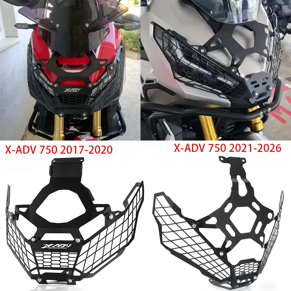 

FOR HONDA X-ADV 750 2021-2026 XADV 750 2025 2024 Scooter Headlight Headlamp Grill Shield Guard Cover Protector XADV750 2017-2020