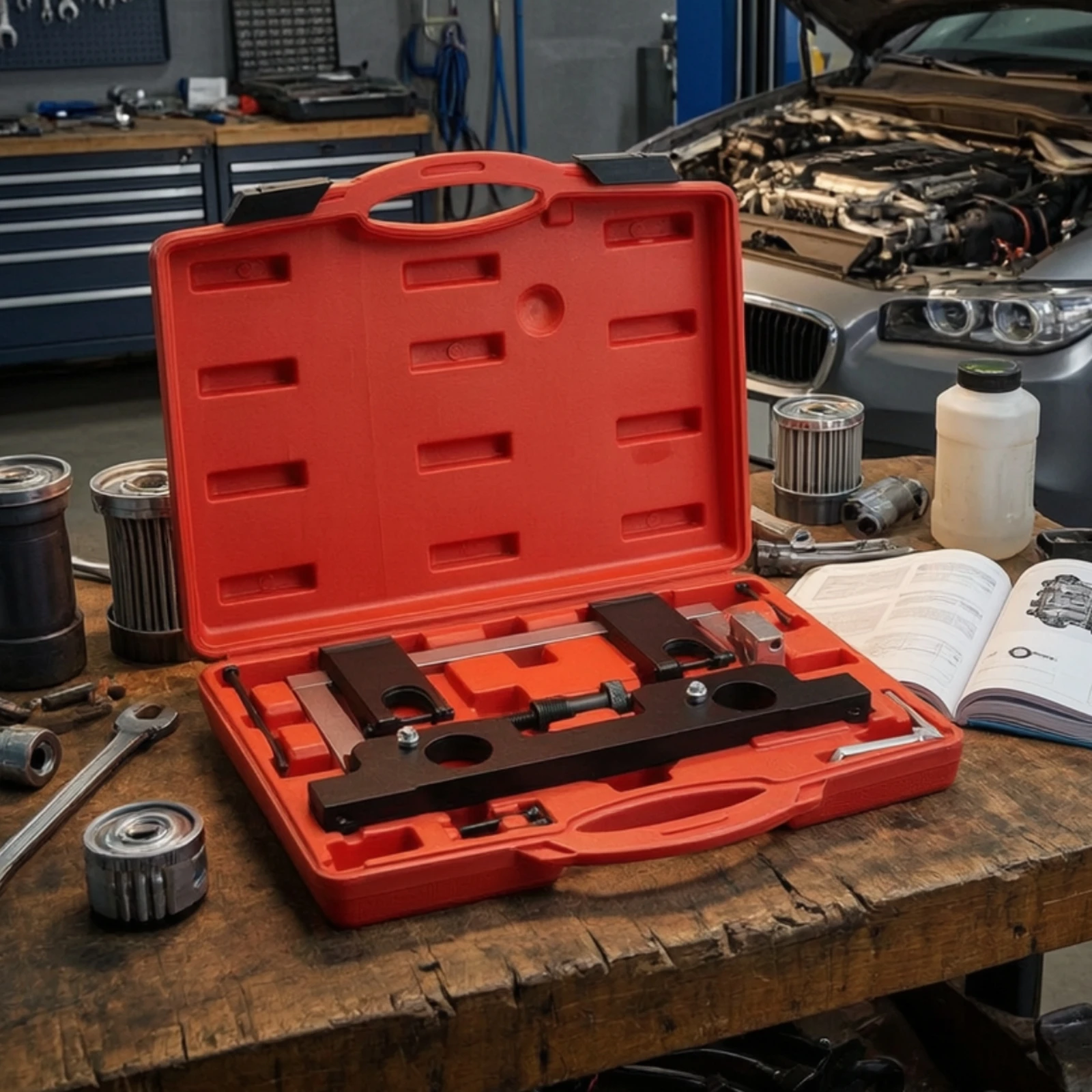 

Camshaft Timing Kit Precision Fit Camshaft Alignment Tool Set Engine Timing Tool Set Wear Resistant for Mechanics