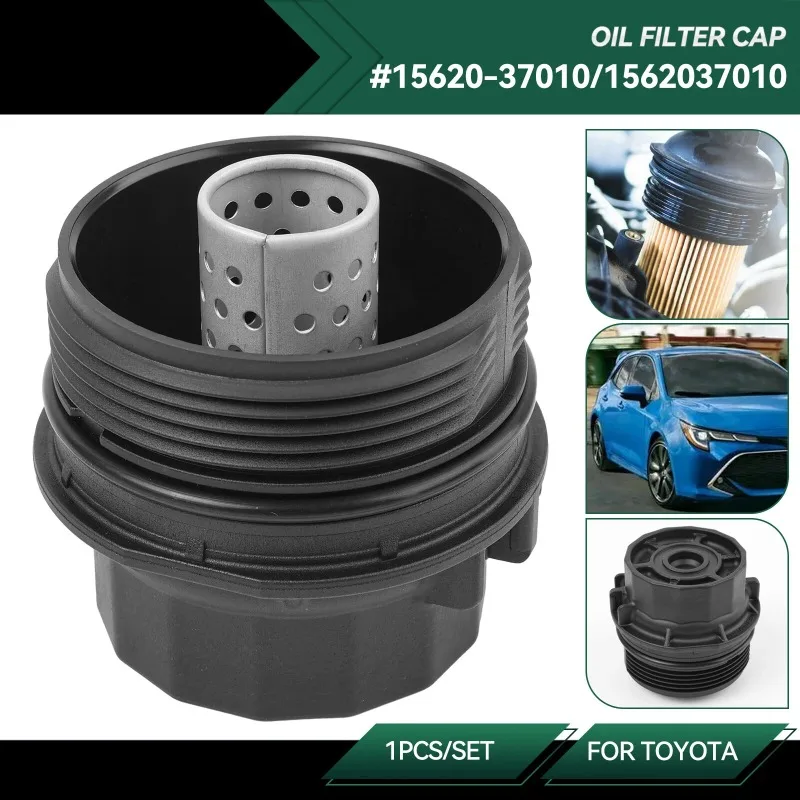 15620-37010 cubierta de carcasa de filtro de aceite para Toyota Corolla RAV 4 III PRIUS COROLLA AURIS LOTUS 2009 2010 2011 2012 2013 2014 2015