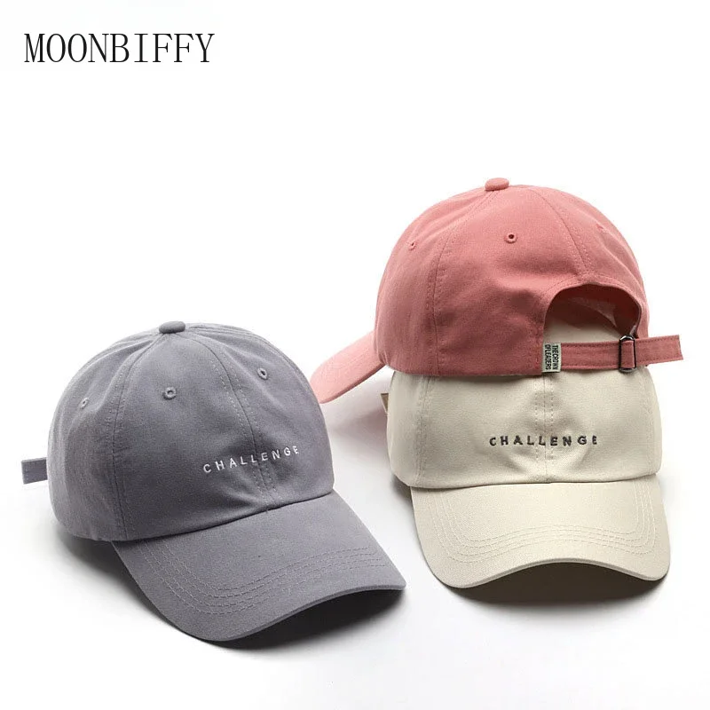 Casual Men and Women Through Letter Cotton Baseball Caps Sports Outdoor Ponytail Hats Ladies Hip Hop Hats Streetwear