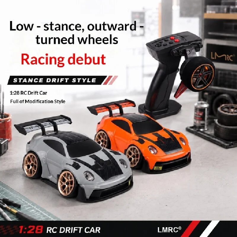 Lmrc 1:28 Rc Drift Car 4Wd Full Proportional High Speed Remote Control Racing Vehicle For Desktop Indoor Hobby