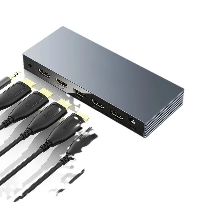 

V171A 4K HDMI Splitter 1 in 4 Out Digital HD Video Distribution Adapter