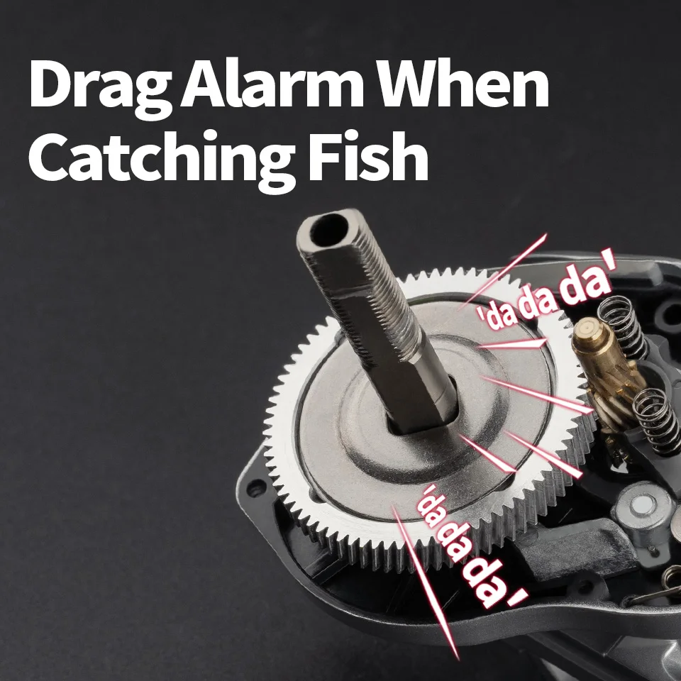 LINNHUE FC2000 Carrete Baitcasting ultraligero – Agua salada y carpa - imagen 5