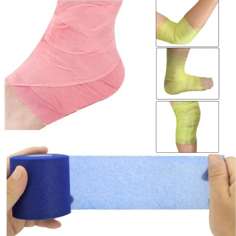 Athletic Sponge Bandage Tape Non Adhesive Elastic Pre Wrap Protective Layer for Sports Fitness Care view 6