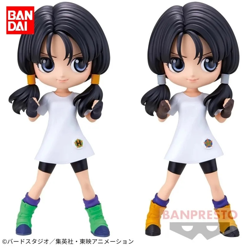 Bandai Original Dragon Ball Z Anime Figur 14cm Qpocket Videl Action figur Spielzeug für Kinder Geschenk Sammler Modell Ornamente