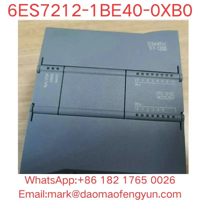 

6ES7212-1BE40-0XB0 Used Tested OK In Good Condition SIMATIC S7-1200, CPU 1212C, compact CPU, AC/DC/relay