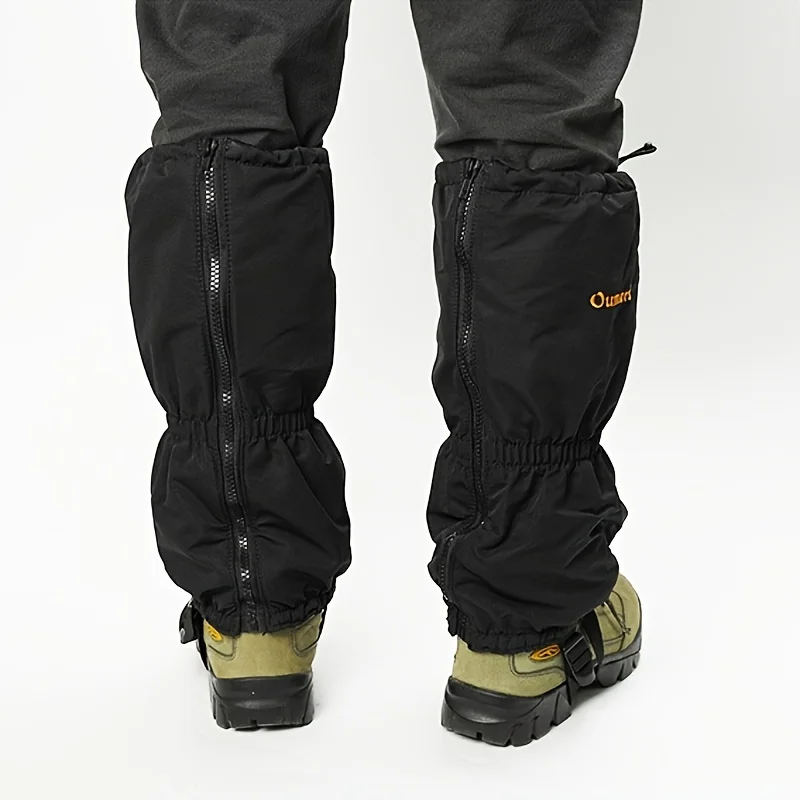 1 Pair Waterproof Leg Gaiters Hiking Trekking Gaiters Breathable Legging Skiing Shoes Cover Legs Protection Guard For Camping