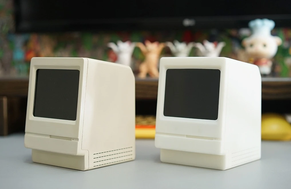 レトロな小さなmacintosh TVの交換、コンピュータサブスクリーン