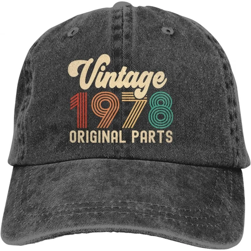 

49th 48th 47th 46th 45th 44th 42th 41th 40th birthday gift Vintage 1974 1975 1976 1977 1978 1979 1980 hat