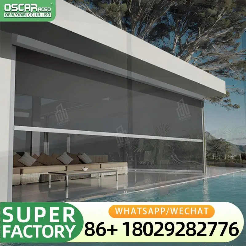 Indoor Electric Double Roller Blinds Day Night for Windows Motorized Plain Style for Home Office Shop Rolling Blind