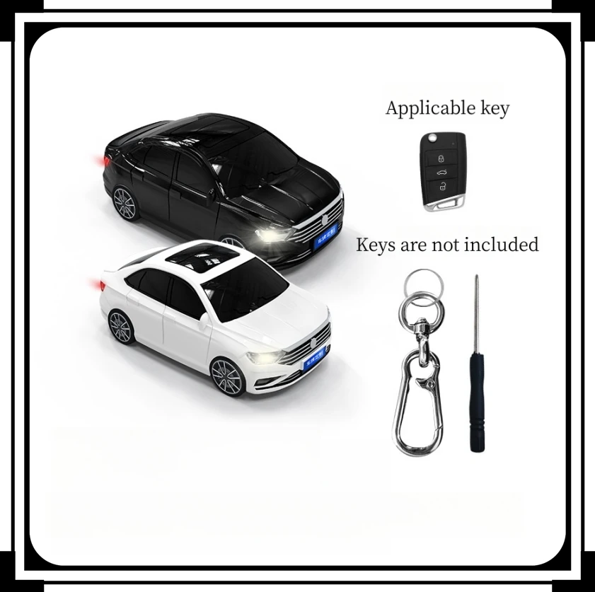 

For VW Sagitar Key Cover Car Model Key Protective Case Creative Personalized Gift Car Key Pack Buckle Accessory Key Cover