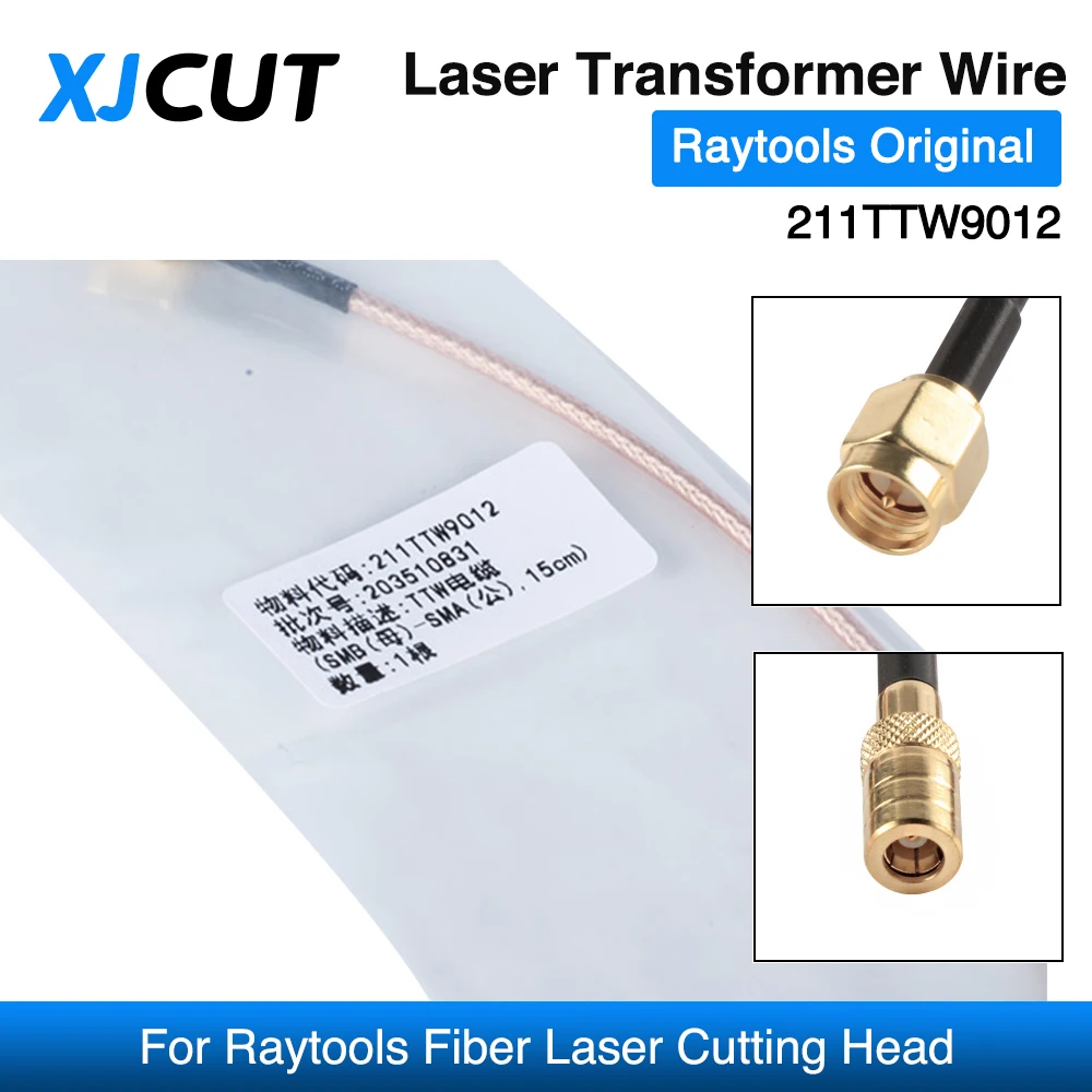 Original Raytools Cabo Do Sensor Transformador Fio Linha TTW Para Raytools SMB-SMA Cabeça de Corte A Laser De Fibra BT240 BM109 BM110 BM111