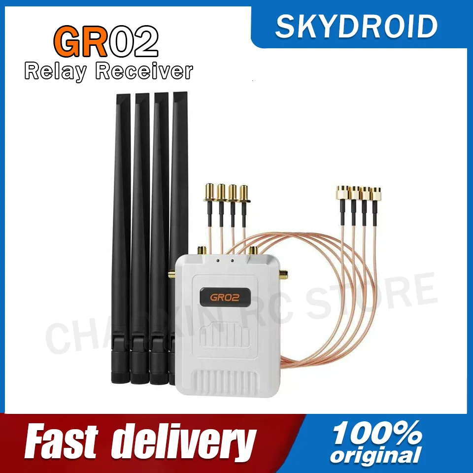Skydroid GR02 Relay Receiver 2.4GHz 5.8GHz Dual Band Video Data Link Module for G Series UAV Remote Controller