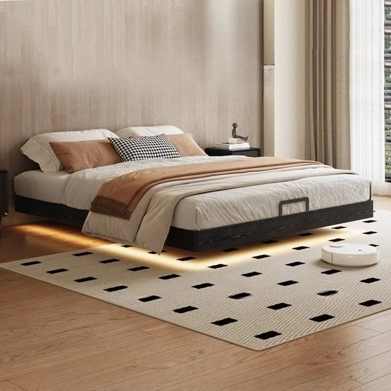 

Fancy Children Bed Holder Headboard Europian Complete Bed Storage Grls Cream Deluxe Meuble De Chambre Furnitures